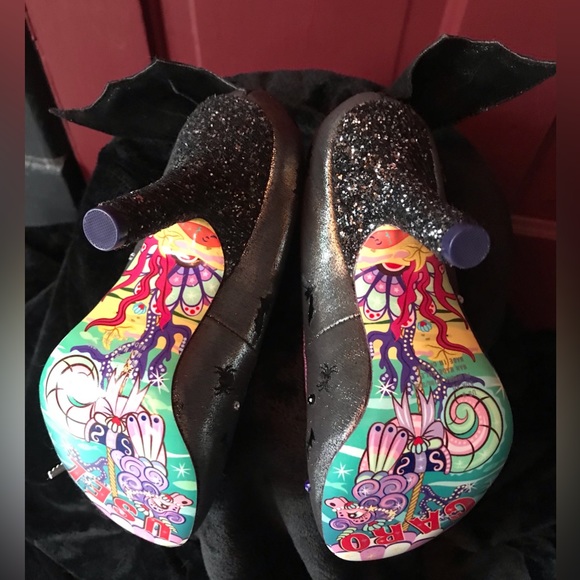 NEW RARE IrregularChoice Batty heels Size 9 in box - Picture 14 of 17